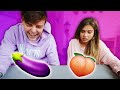 COLORED FOOD CHALLENGE! (SHE GOT SO MAD)