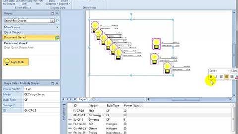 7.4 Link Data to Shapes in Visio 2010