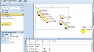 7.4 Link Data to Shapes in Visio 2010 7.4 Link Data to Shapes in Visio 2010
