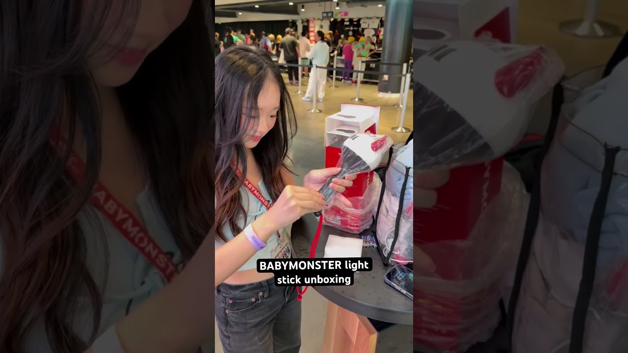 UNBOXING BABYMONSTER LIGHT STICK!! 