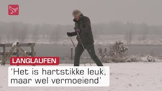 Boswachter Harco Bergman Kom Langlaufen Door Het Zweden Van De Polder Omroep Flevoland