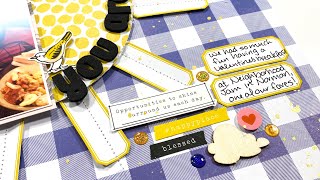 For The Love of Crafting and Sharing June 2020 The Scraproom Challenges You Are My Sunshine Layout