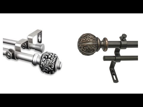 top-5-best-double-curtain-rods-2019