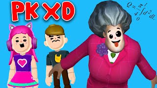 PK XD game Böse Lehrerin verfolgt uns! Scary Teacher PKXD Deutsch Rollenspiel screenshot 4