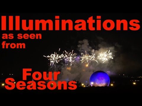 epcot illuminations fireworks from four seasons at walt disney world capa four seasons