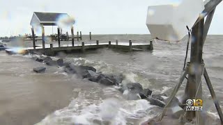 City Dock In Annapolis Underwater Once Again, Residents Prepare For Second High Tide