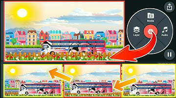 3D Bus Moving Status Editing | Kinemaster Bus Video Editing | Status Making Video