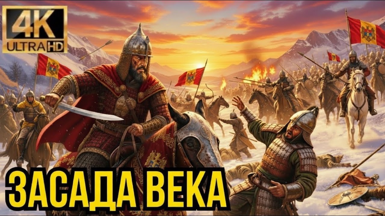 Как 20 000 человек РАЗГРОМИЛИ 80 000 османов- Васлуй 1475: 