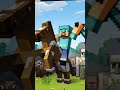 herobrine and Steve 💀 next one?? #shortsfeed #minecraft
