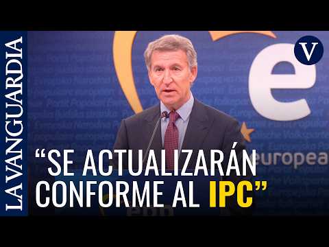 Feijóo shuts down the pension debate: "They are non-negotiable"