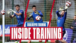 Forster's Fingertip Saves, Pickford's Fast Reactions ⚡️ & Pope's Handling | Inside Training