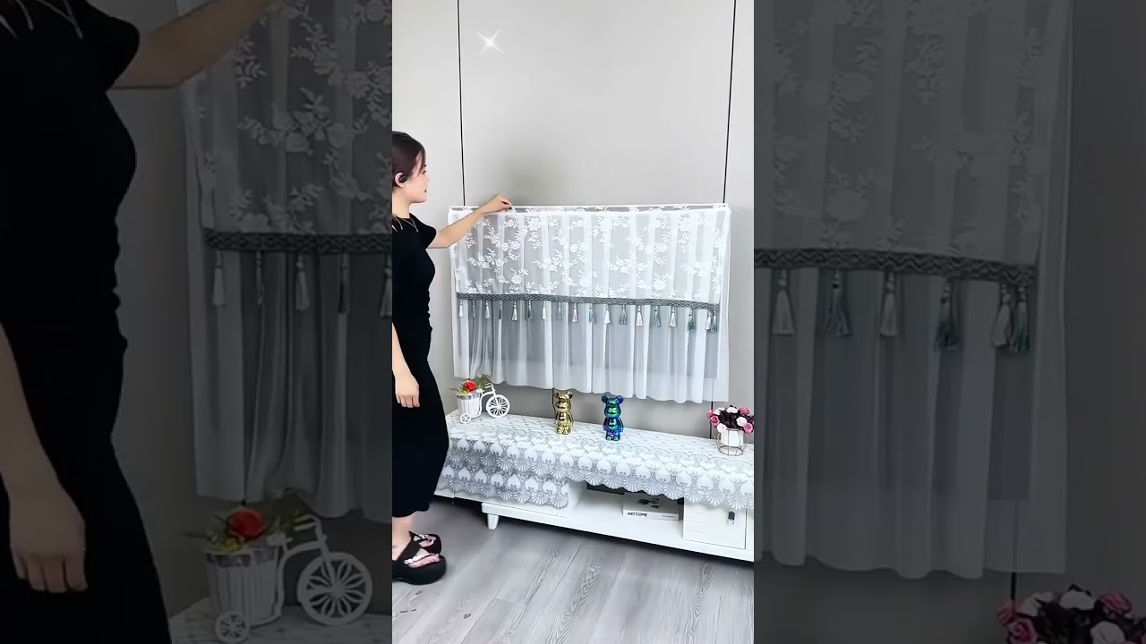 TV dust cover Positive style new LCD TV dust cover Three-layer design