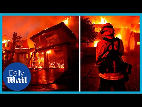 Shocking: Multimillion-dollar California mansions destroyed as wildfires spread