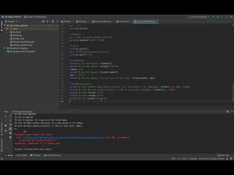 JD with Daily Python Practice (Formatting part 3)