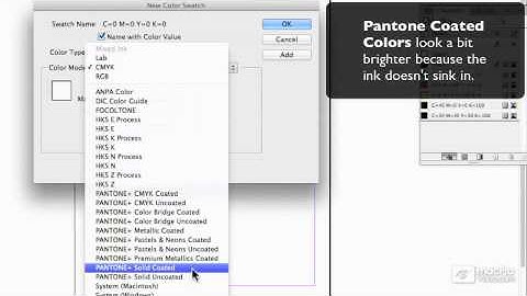 InDesign CS6 103: Working With Color - 10. Adding a Pantone Color