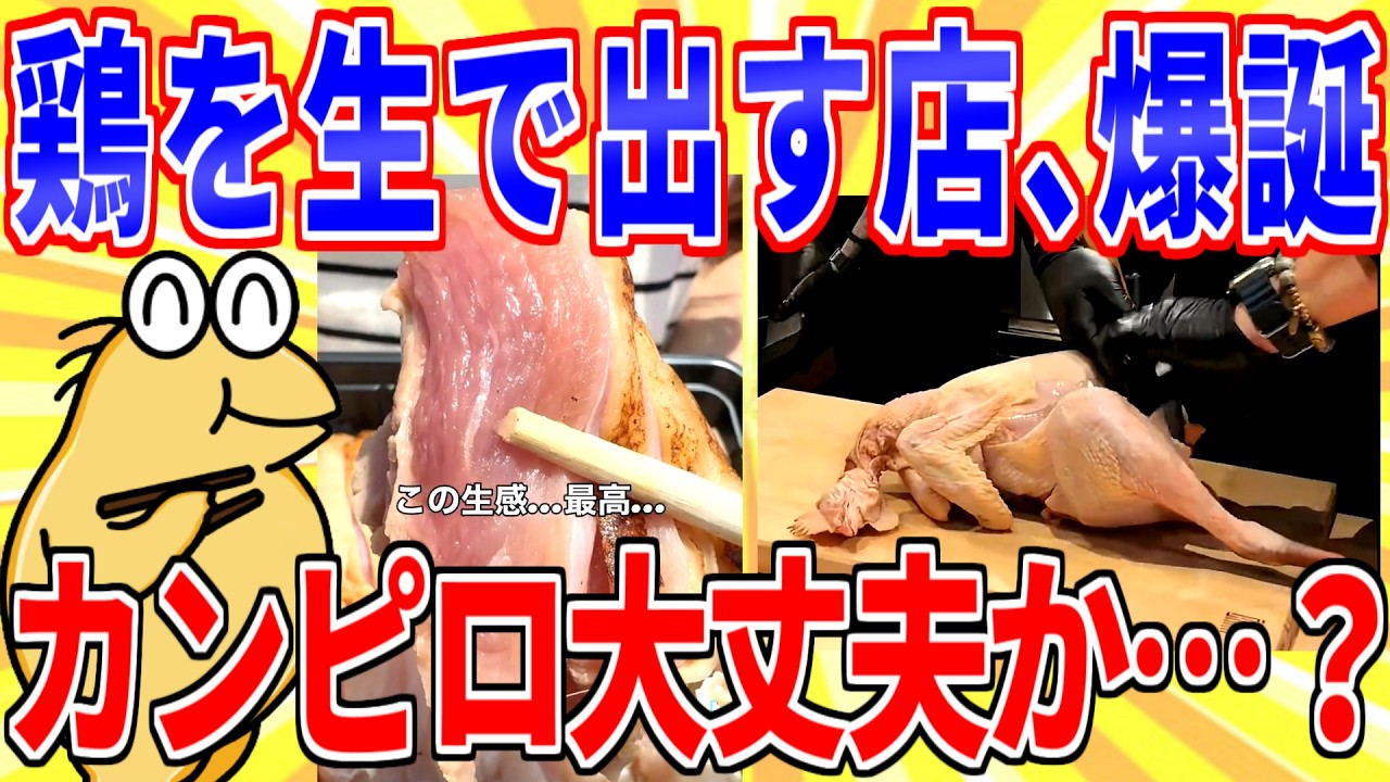 客「鶏たたきうめえ!」 ←カンピロ怖すぎ【2ch面白いスレゆっくり解説】