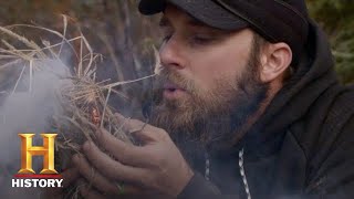 30 DAY SURVIVAL CHALLENGE (1 MOOSE, NO TOOLS) | Alone: The Beast | History