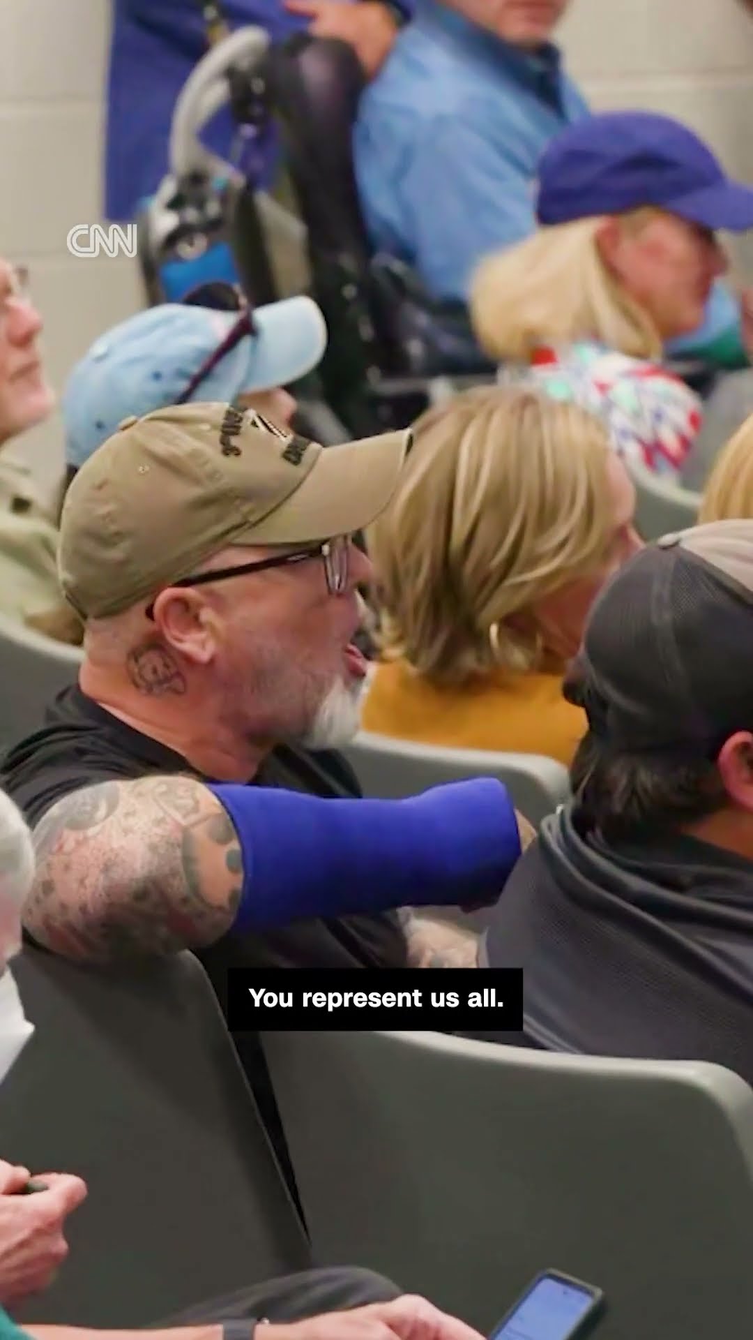 Man escorted out of GOP town hall