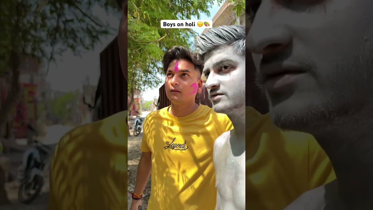 Boys on holi   The most viral comedy  happy holi  ytshorts  shorts