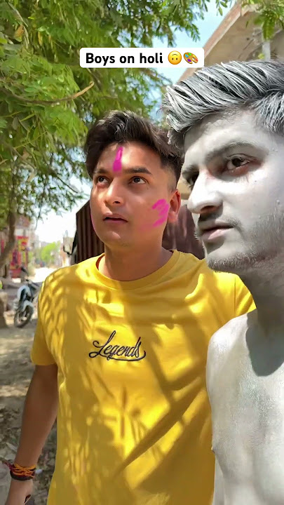 Boys on holi 🙃 | The most viral comedy 😂 happy holi #ytshorts #shorts