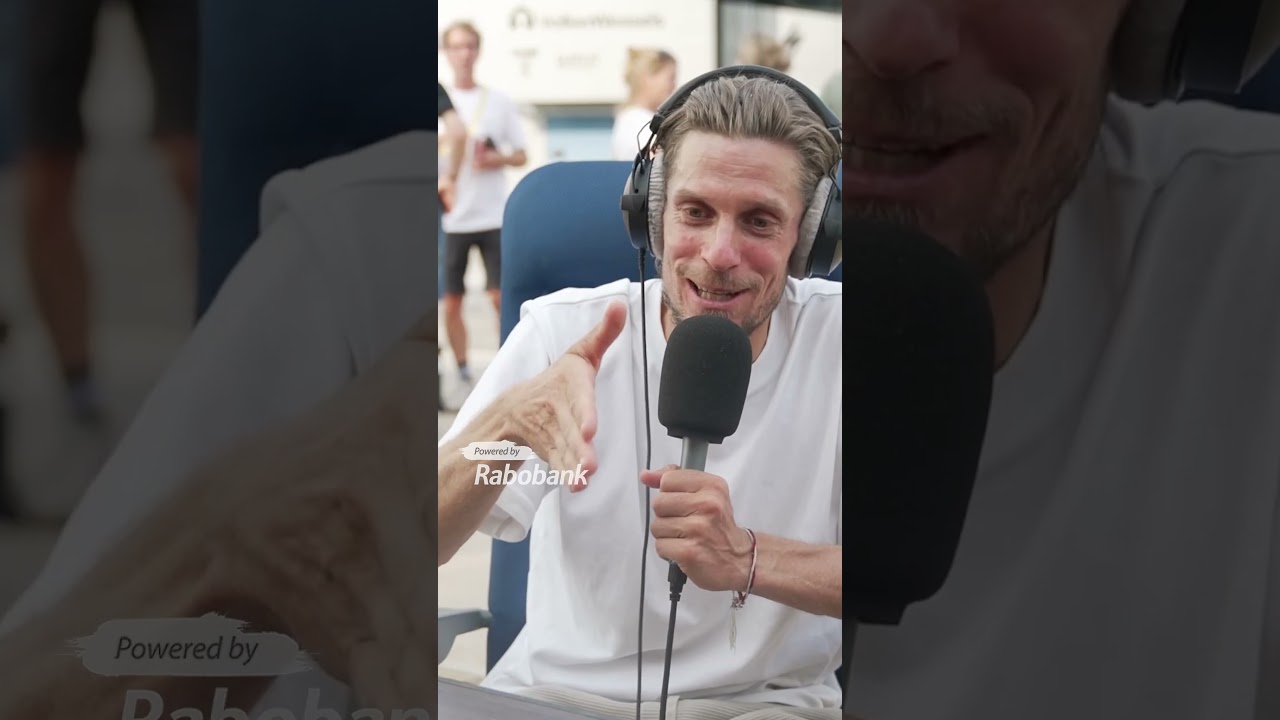 Over die ene fan op een stoeltje die zijn leven aan zichzelf voorbij zag flitsen.