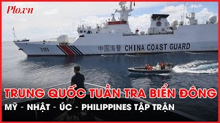 Trung Quốc tuần tra cùng lúc Mỹ-Nhật-Úc-Philippines tập trận trên Biển Đông - PLO