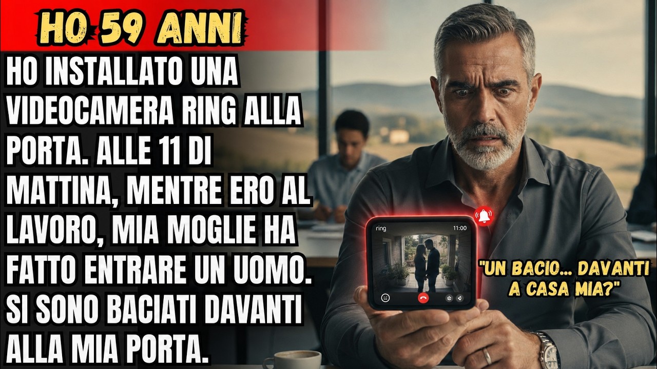 A 59 anni credevo di conoscere mia moglie. Poi, un martedì mattina, il telefono è vibrato con una notifica dalla videocamera di casa. Ho aperto l'app e lei era lì, nella nostra villa, con la...