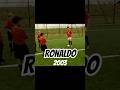 Ronaldo 2003 18 years old🤩 | A video of Ronaldo from 23 years ago.