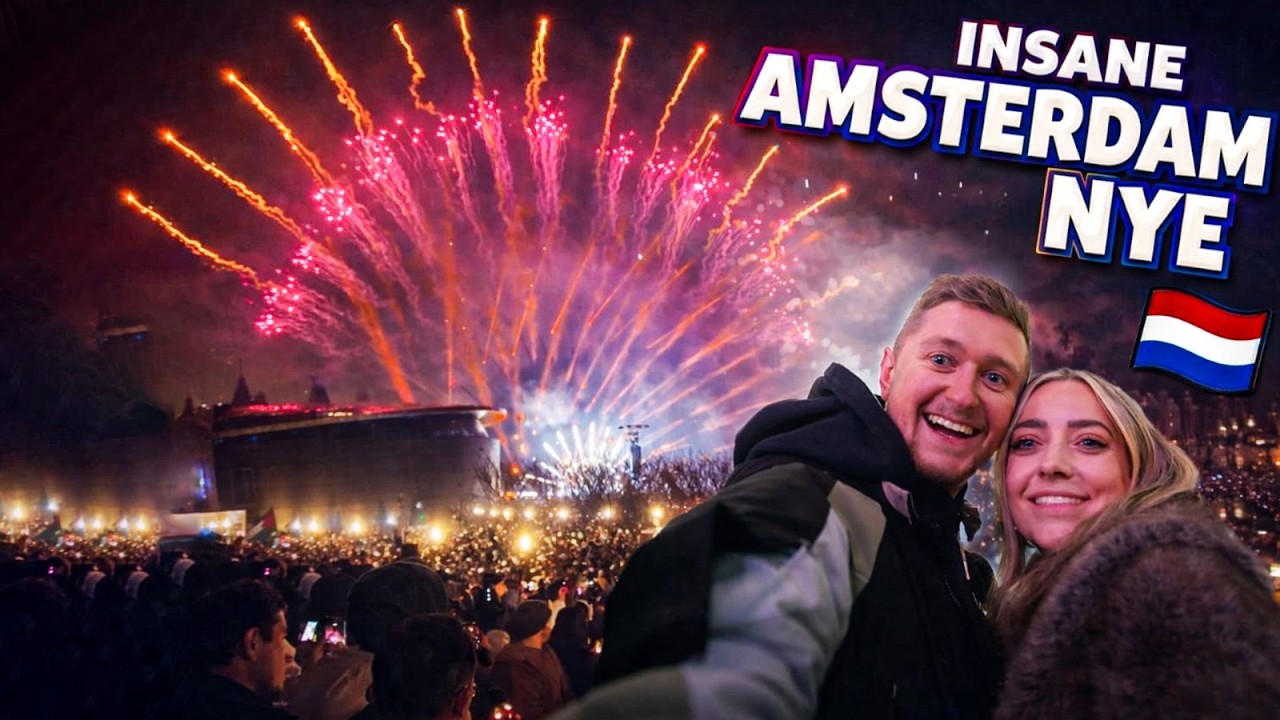 INSANE Fireworks In AMSTERDAM For New Years Eve! š§Øš