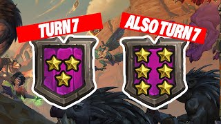 Tier 3 to Tier 6 In a Single Turn and Then Victory  | Dogdog Hearthstone Battlegrounds