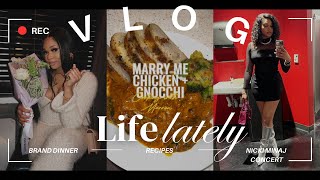 LIFE LATELY: COVER GIRL BRAND DINNER, NICKI MINAJ CONCERT, IM DONE DRINKING! | Marrón Jadore