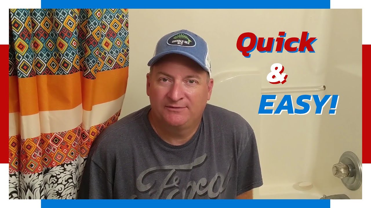 HOW TO UNCLOG A BATHTUB SHOWER DRAIN EASILY - YouTube