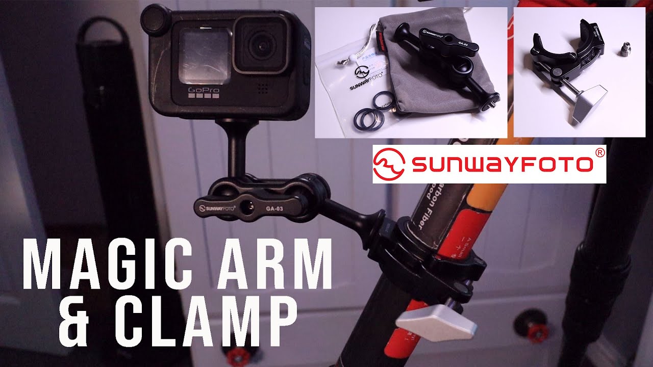 CC-01T Adjustable Super Clamp with QR Plate for Phone, DJI OSMO, Gopro