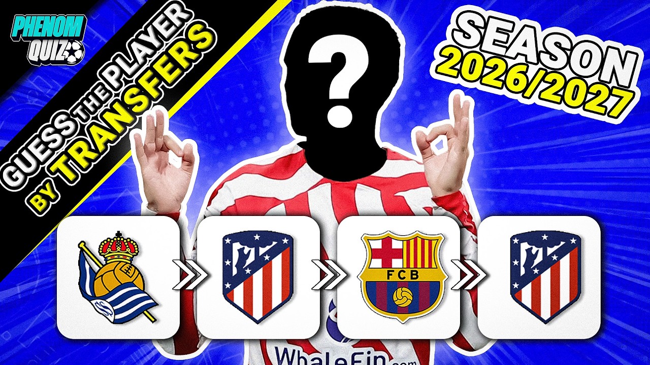 GUESS THE PLAYER BY THEIR TRANSFERS - TRIVIA CHALLENGE | FOOTBALL QUIZ