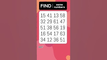 Find odd numbers " one pair "   #odd #quiz #oddnumbers