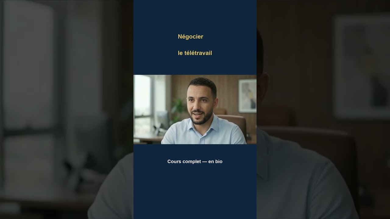 Demander deux jours de télétravail, en arabe 💼 #shorts