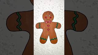 Gingerbread Man Christmas Coloring Color Sleep