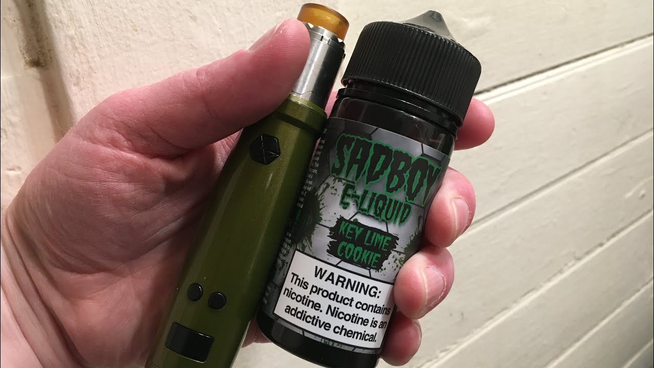 KEY LIME COOKIE by SADBOY eliquids!! My new favorite ejuice EVER!!🤯😋 Also Sad news at the end!😢