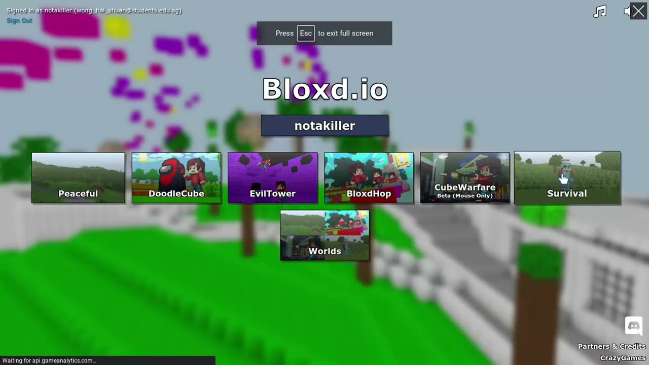 bloxd.io survival ep 5 (farming-officially) 