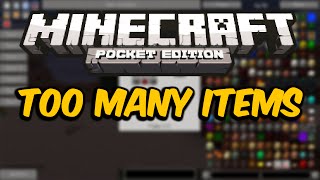 TOO MANY ITEMS! | Android - Minecraft Pocket Edition: Mod Showcase screenshot 3
