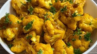 Mouthwatering Turmeric Cauliflower With Onions