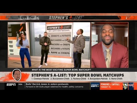 FIRST TAKE | Stephen A. & Tim Tebow DEBATE Top Super Bowl matchups: No.1 Cowboys vs Patriots - FIRST TAKE | Stephen A. & Tim Tebow DEBATE Top Super Bowl matchups: No.1 Cowboys vs Patriots