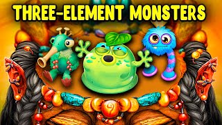 All Three-Element Monsters Dawn Of Fire My Singing Monsters