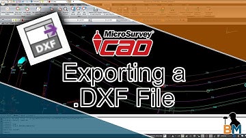 MicroSurvey CAD How to: Export a .DXF File | Bench Mark