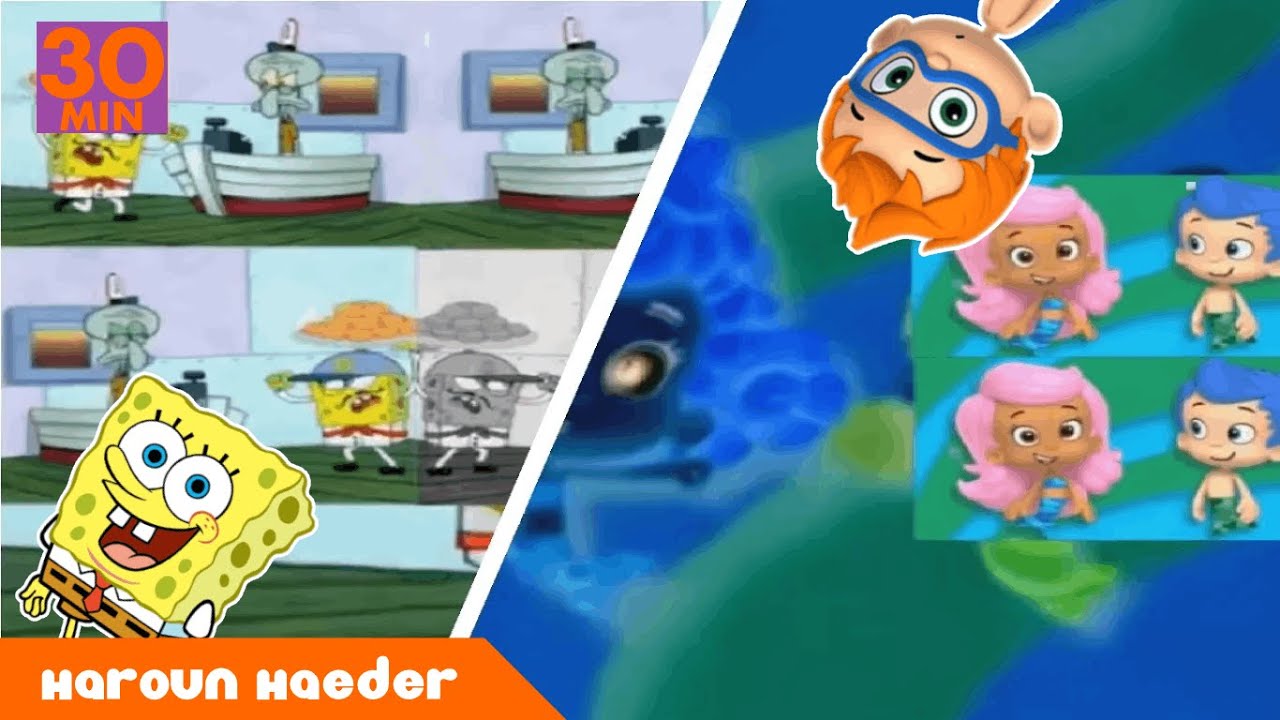 30 MINUTES SpongeBob X Bubble Guppies Sparta Remix Compilation