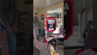 Countdown Calendar Sign from Sam’s Club 2025 #pittsburgh #Christmas #decoration #notai # #santa