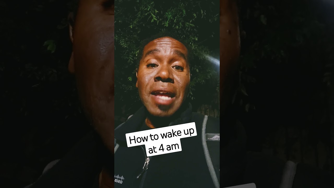 How to Wake up at 4am 