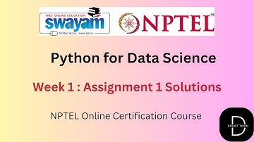 Python for Data Science week 1 Assignment Answers || July-2025 || NPTEL
