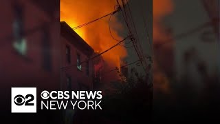 6 firefighters hurt in Jersey City, New Jersey overnight fire