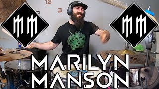 MARILYN MANSON | THIS IS THE NEW SHIT - DRUM COVER. Resimi